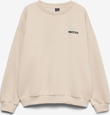 VERO MODA Sweatshirt 'VMAdine' in Beige: front