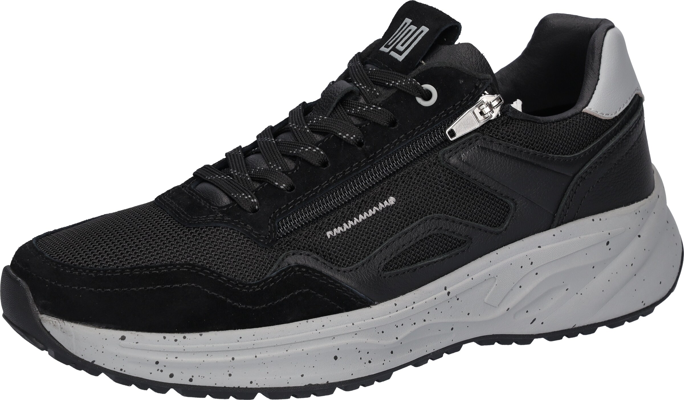 WALDLÄUFER Waldläufer Sneaker in Schwarz: Vorderseite