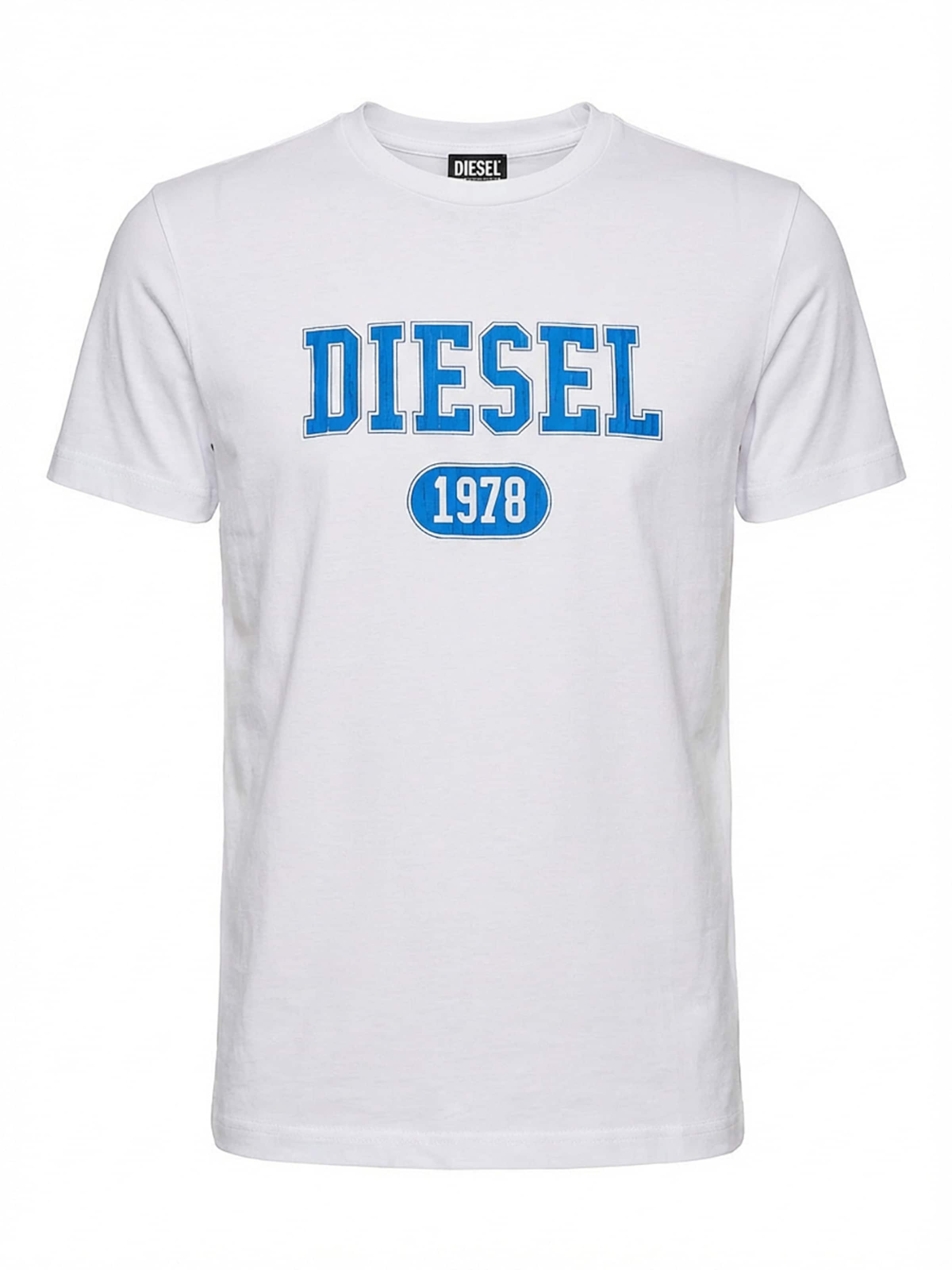 DIESEL Shirt 'T-DIEGOR-K46'‌‌‌‌ in weiß, Produktansicht