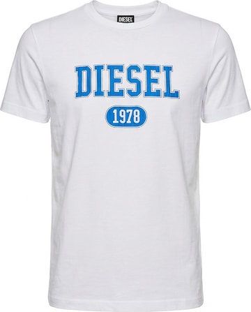 DIESEL Shirt 'T-DIEGOR-K46' in White: front