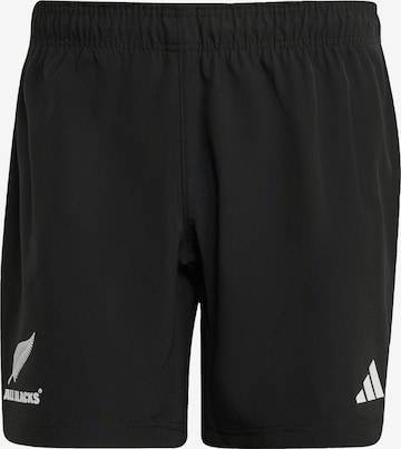 ADIDAS PERFORMANCE Regular Sportshorts 'All Blacks' in Schwarz: Vorderseite