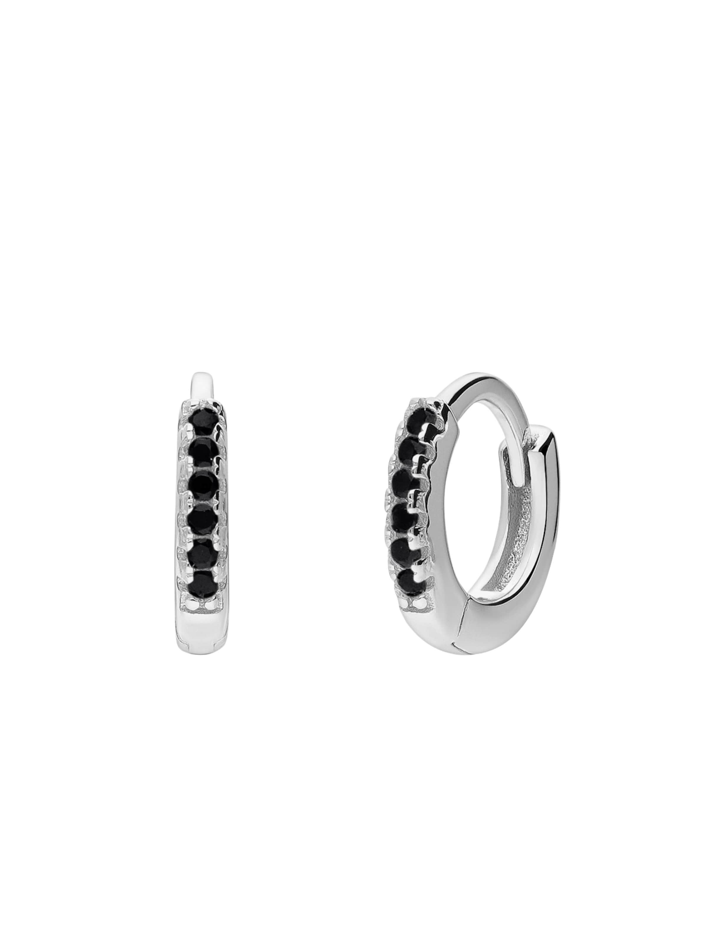 Lucardi Ohrringe in Silber: Vorderseite