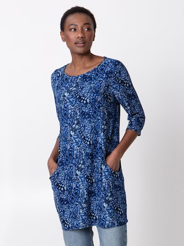 Indiska Tunic 'Avalee' in Blue: front