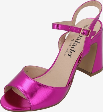 Palado by Sila Sahin Sandals 'Temmi by Sila Sahin' in Pink: front