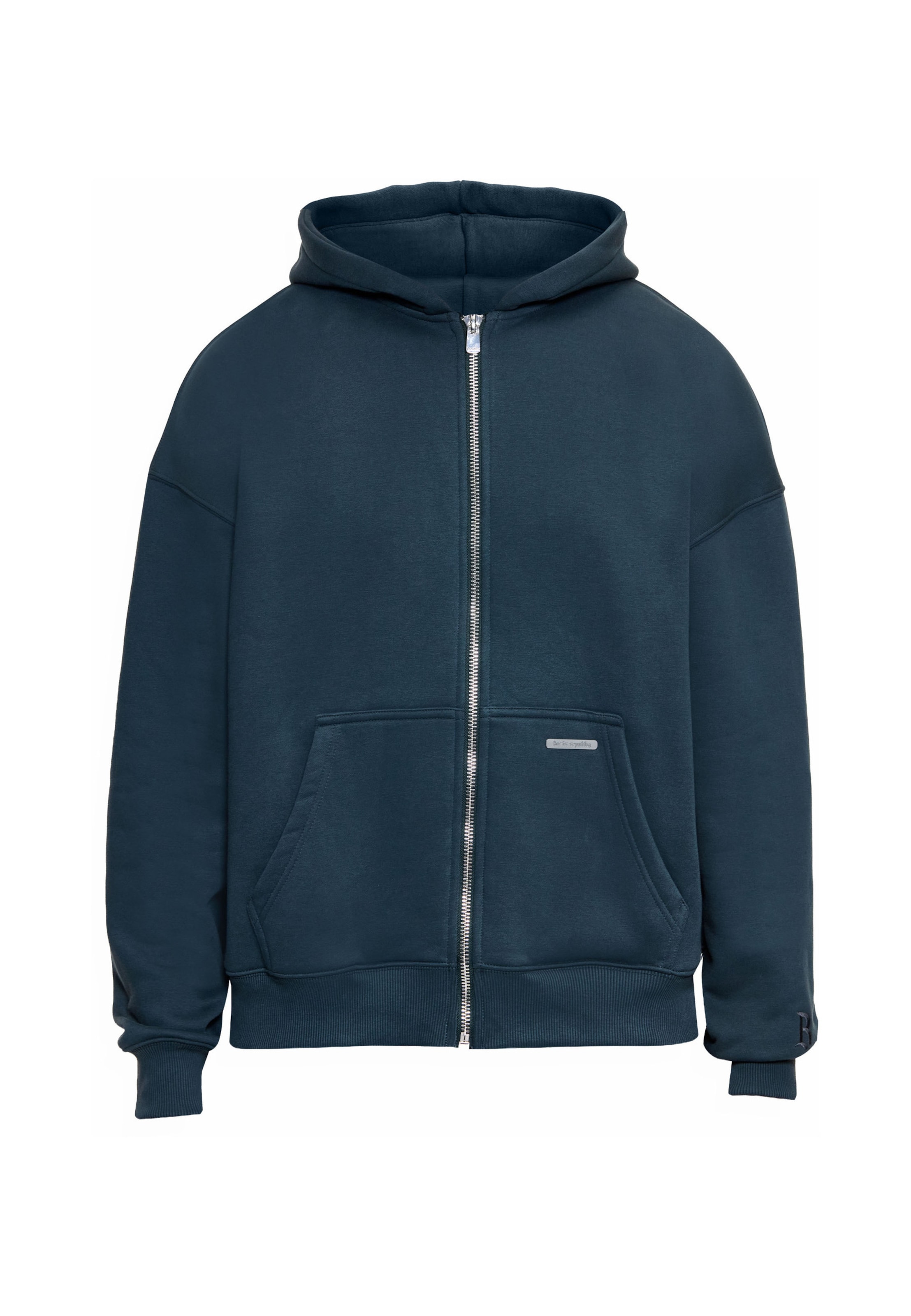 Dropsize Sweatvest in Blauw: voorkant