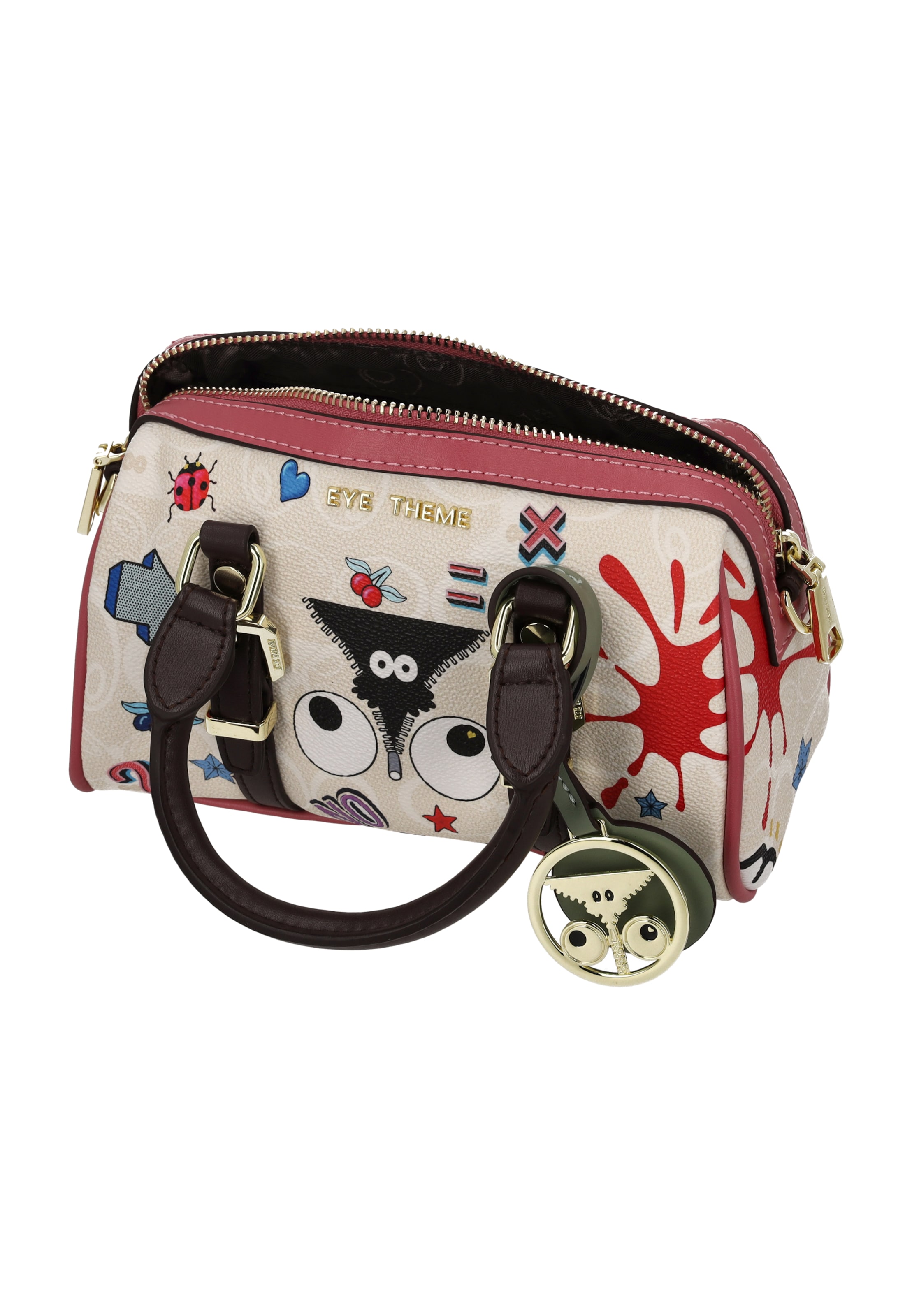 MYMO - Malas de tiracolo 'EYETHEME' em branco