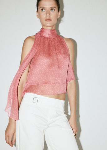 MANGO Bluse 'ROSITA' i pink: forside