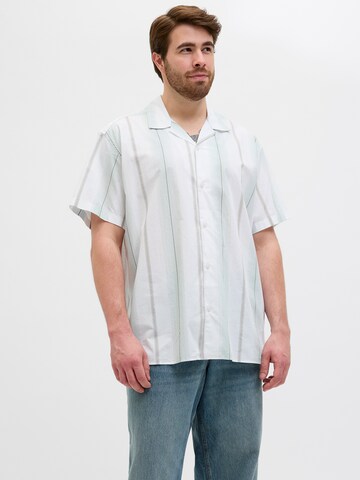 Jack & Jones Plus Классический крой Рубашка 'JPRBLAPALERMO' в Белый