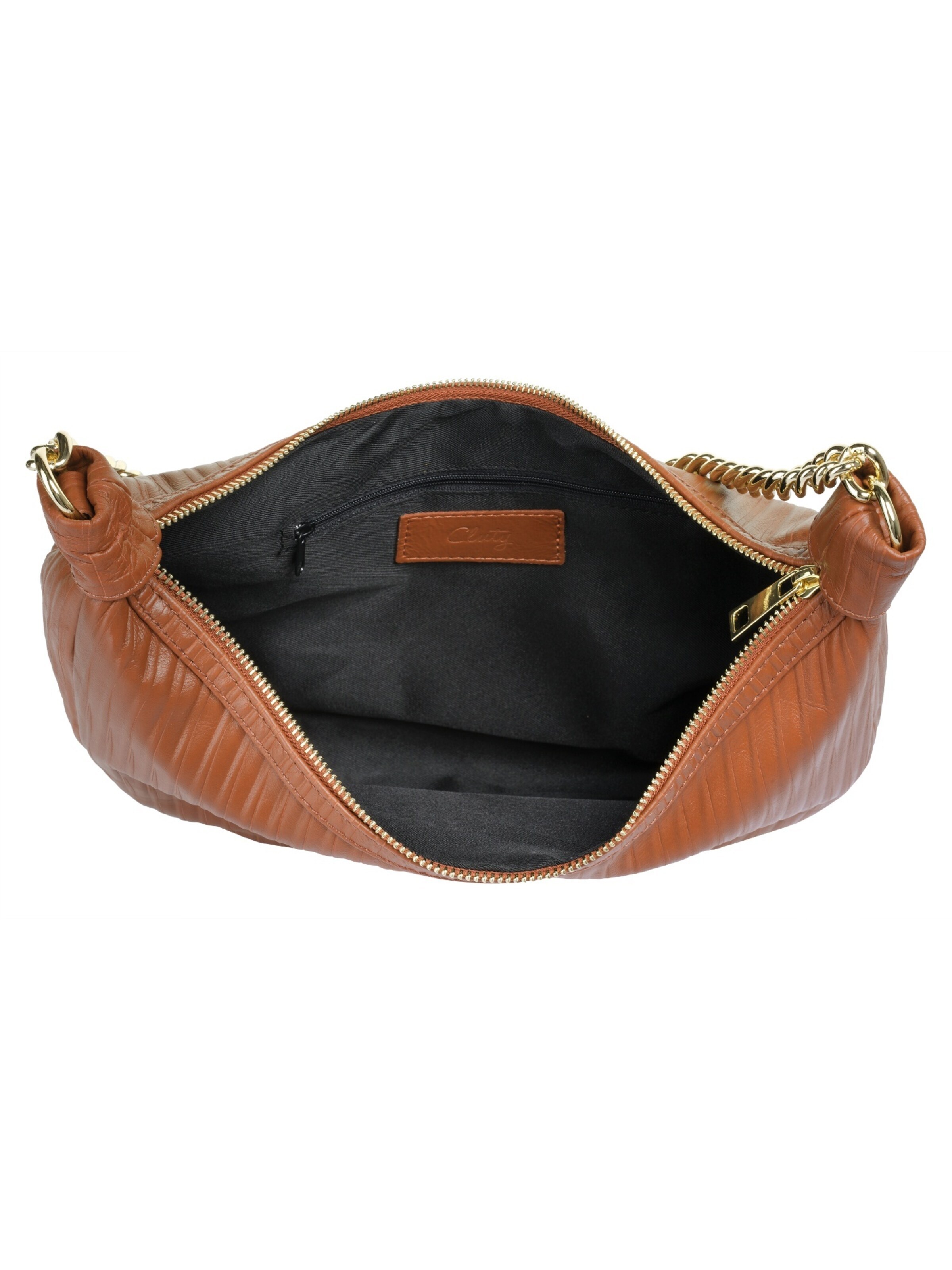 Sac à bandoulière Cluty en marron