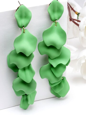 AVANT-GARDE PARIS Earrings 'Petals' in Green