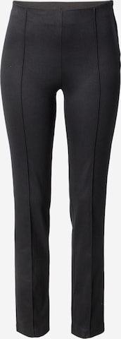 Coupe slim Pantalon Monki en noir : devant