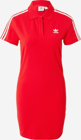 Rochie 'Adicolor Classics' de la ADIDAS ORIGINALS pe roșu: față