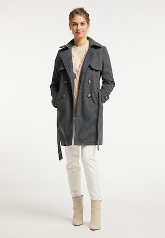 Usha Between-Seasons Coat in Grey