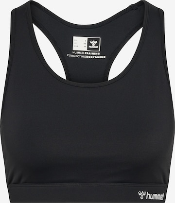 Hummel - Soutien Bustier Soutien de desporto 'Active' em preto: frente