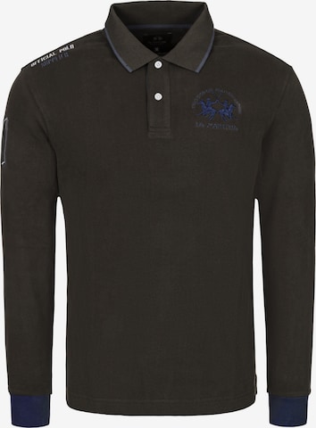 Maglietta 'MBP300' di La Martina in marrone: frontale