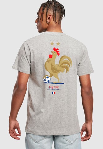 Maglietta 'Équipe Tri Color 2.0' di Mister Tee in grigio: frontale