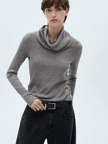 MANGO Shirt 'GINO' in Grey: front