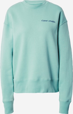 Les Petits Basics Sweatshirt in Groen: voorkant