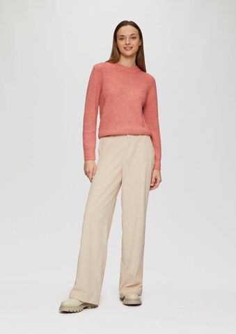 s.Oliver Wide leg Broek in Beige
