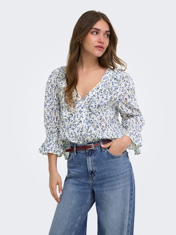 ONLY Bluse 'ONLCoralie' i hvid: forside