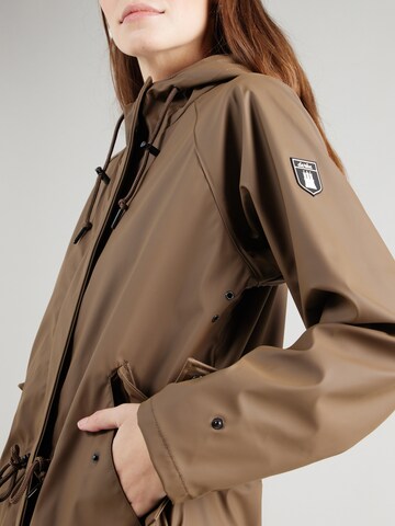 Derbe Weatherproof jacket 'Traveby Friese Leo' in Brown