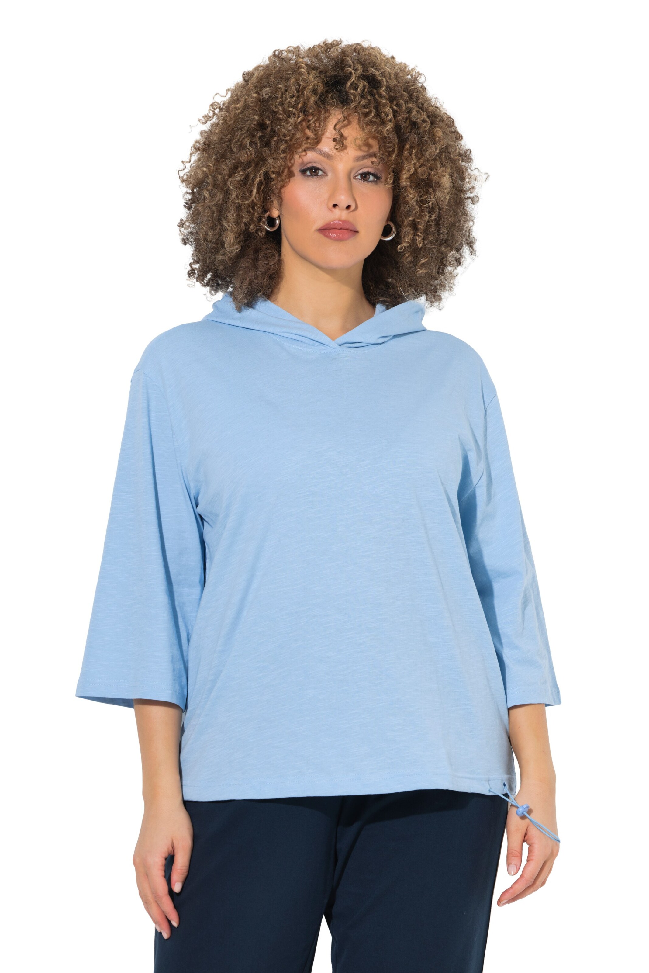 Ulla Popken Shirt in Blauw: voorkant