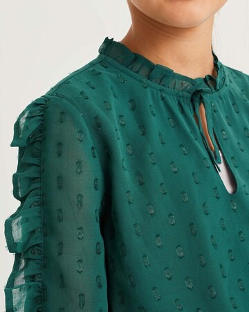WE Fashion Bluse 'Meisjes' i grønn