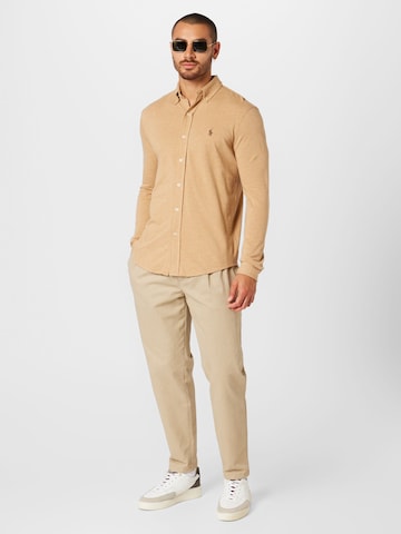 Polo Ralph Lauren Slim fit Button Up Shirt in Beige