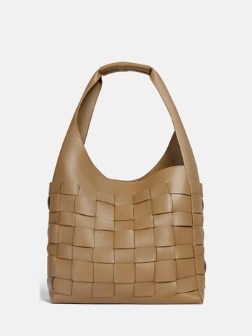 L37 HANDMADE SHOES - Bolso de mano 'BIG UNIVERSE' en verde: frente