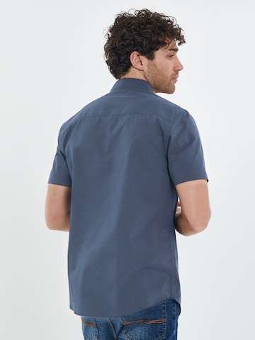 Threadbare Regular fit Overhemd 'Furore' in Blauw