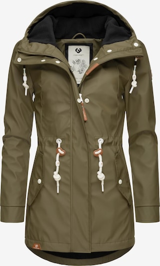 Ragwear Weatherproof jacket 'Monadis' in Caramel / Olive / White, Item view
