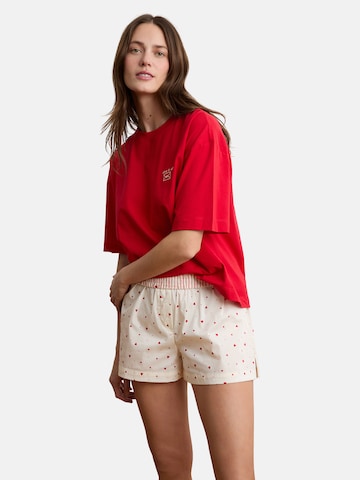 Pantaloncini da pigiama 'Boyfriend' di ETAM in beige