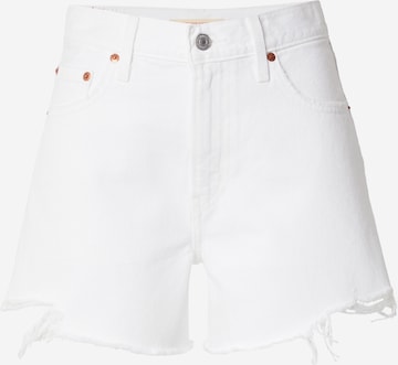 LEVI'S ® Regular Farkut 'Ribcage Shorts' värissä valkoinen: etupuoli