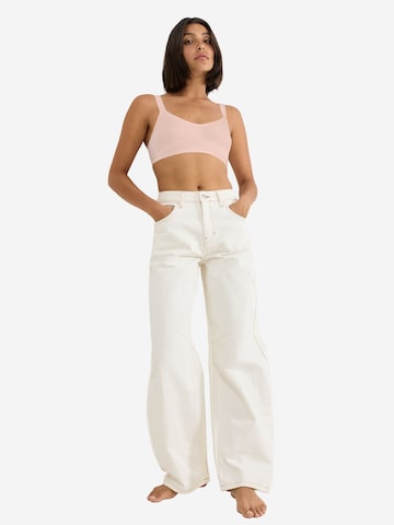 SLOGGI Bralette Bra ' Blue ZERO Feel Air ' in Pink