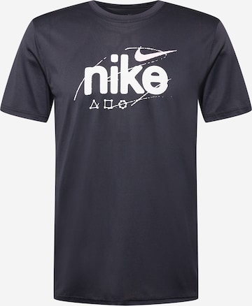 NIKE Sportshirt 'Wild Clash' in Schwarz: predná strana