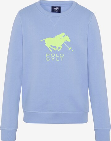 Polo Sylt Sweatshirt in Blue: front