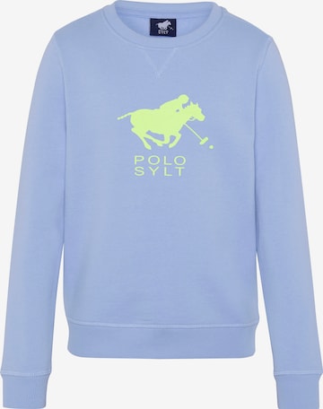 Polo Sylt Sweatshirt in Blue: front