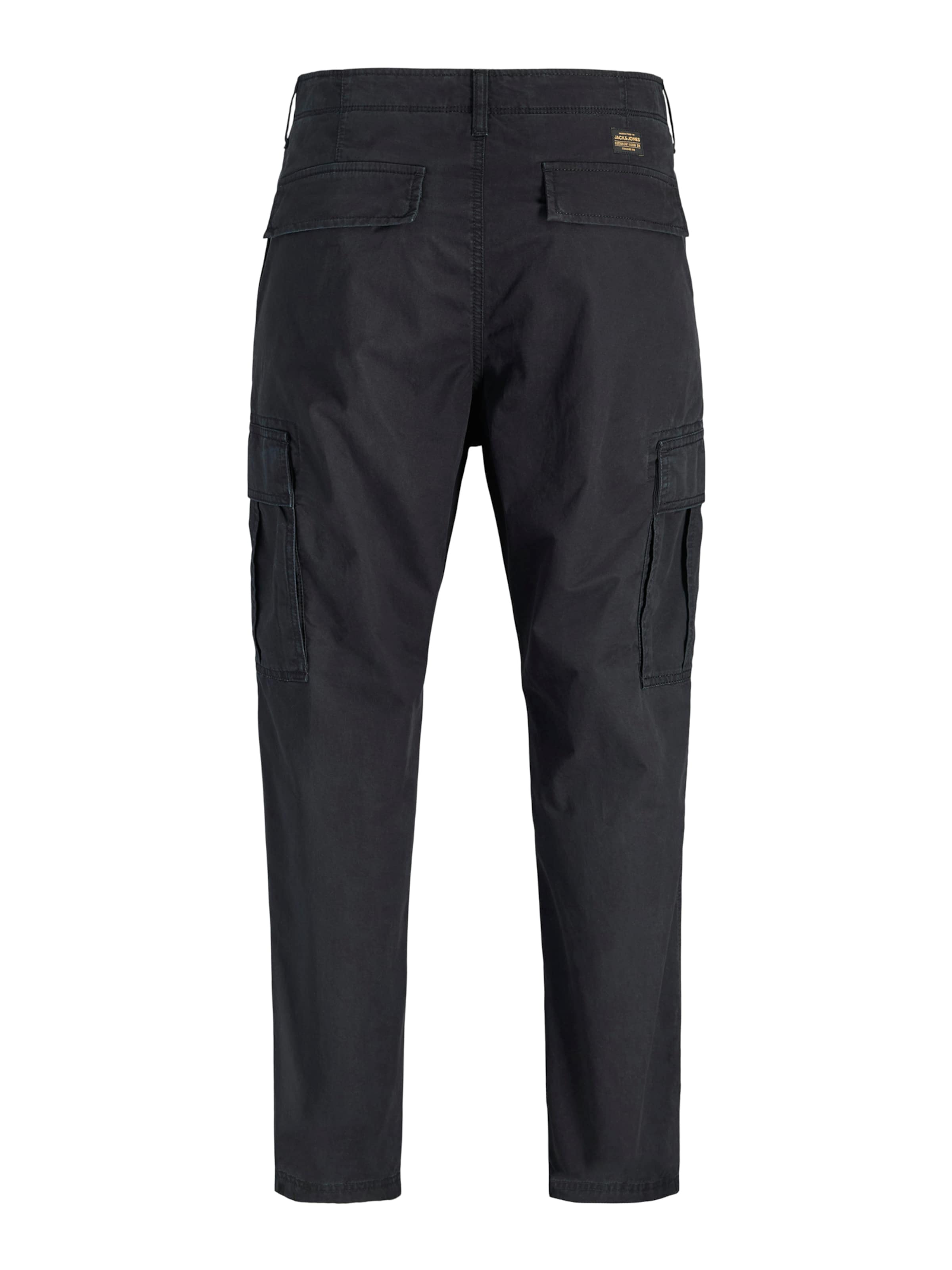 Jack & Jones Plus Slim fit Cargo Pants 'JPSTKANE FRANK' in Black