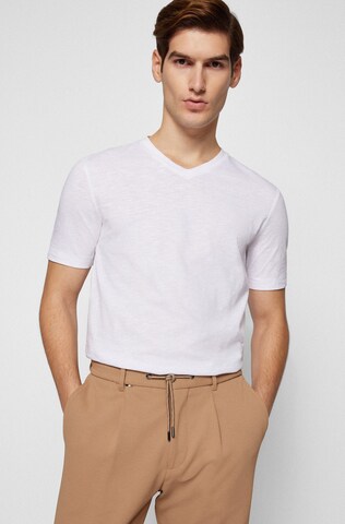 BOSS - Camiseta 'Tilson' en blanco: frente