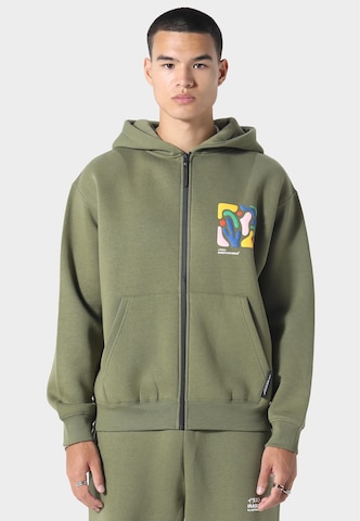 Veste de survêtement Irasuto Studios en vert : devant