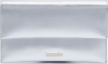 Poche ventrale 'Jinny Leather' Braccialini en argent : devant