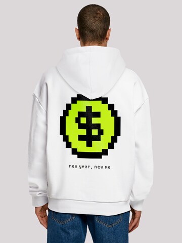 F4NT4STIC Sweatshirt 'SIlvester Party Happy People Only' in White