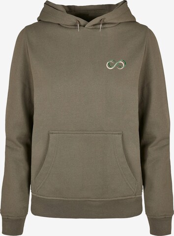 Merchcode Sweatshirt 'Unlimited Edition' in Green: front
