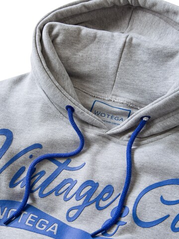 WOTEGA Sweatshirt 'WT Star' in Grey