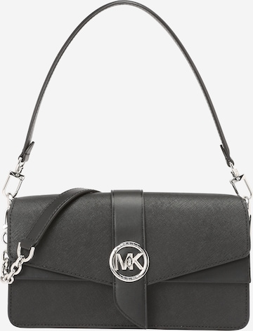 MICHAEL Michael Kors Skuldertaske 'Greenwich' i sort: forside