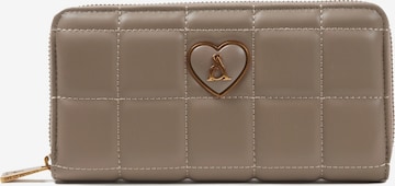 Portamonete 'Fleur' di L'Atelier Du Sac in beige: frontale