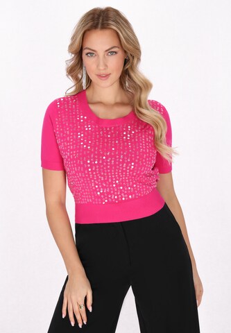 faina Sweater in Pink: front
