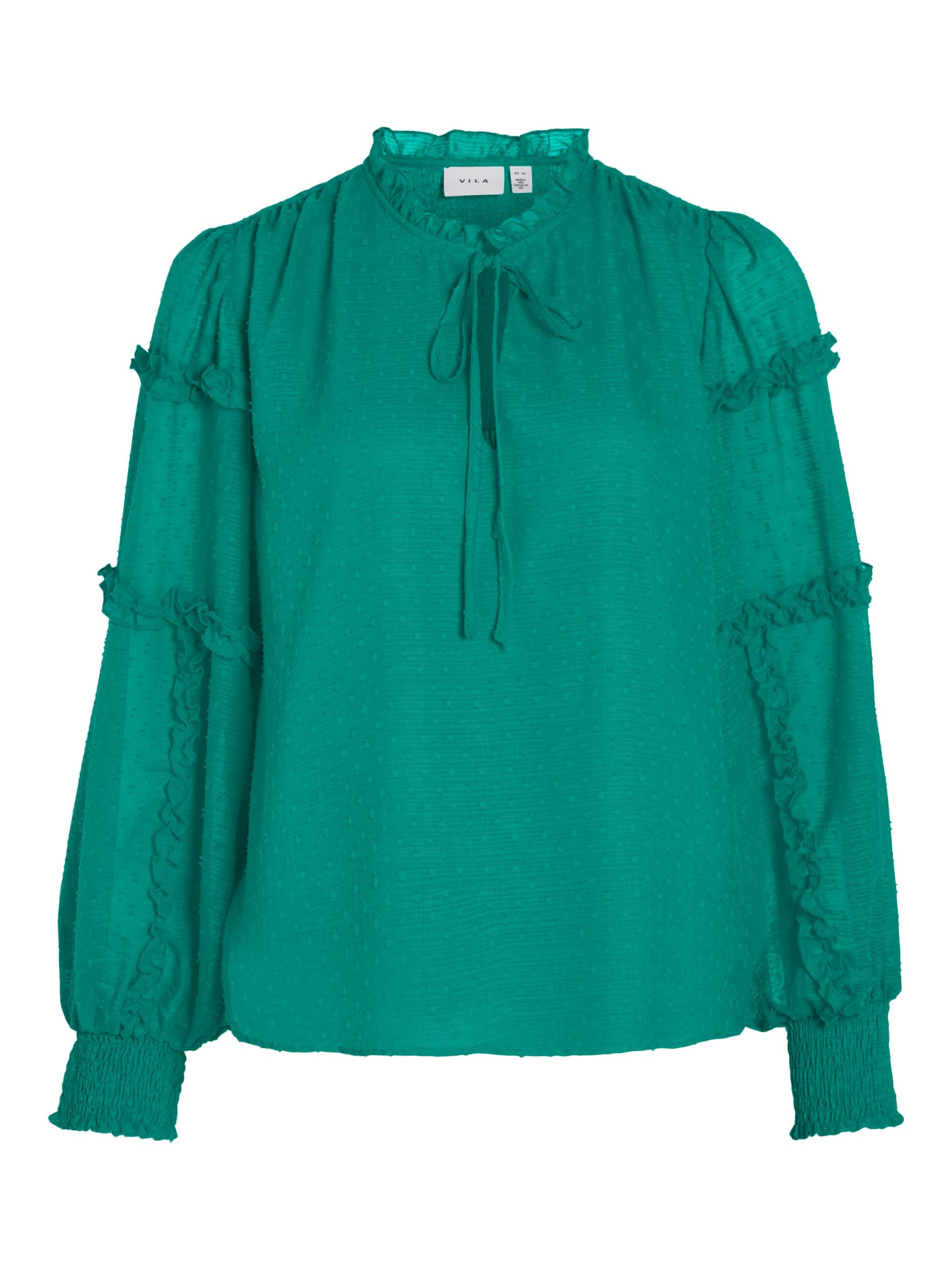 VILA Blúz 'Jessa' - zöld: elől