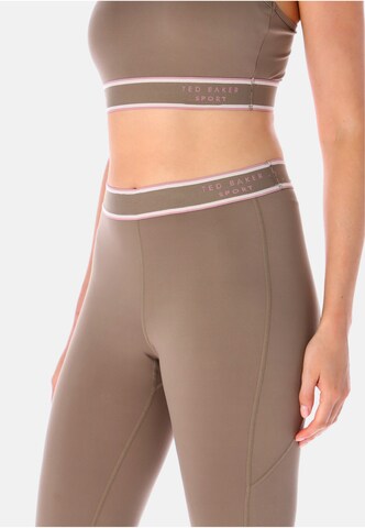 Skinny Leggings di Ted Baker in marrone: frontale