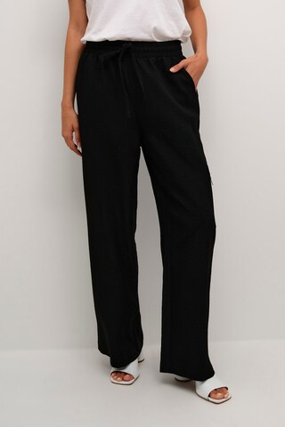 Kaffe Loosefit Hose in Schwarz: Vorderseite